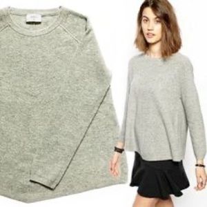 ba&sh Gray Crew Neck Sweater